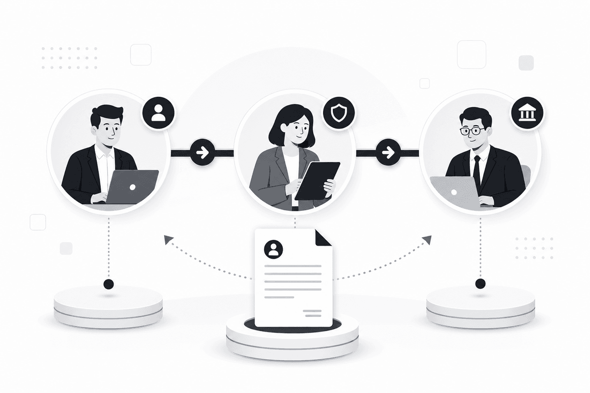 Loan approval workflow illustration