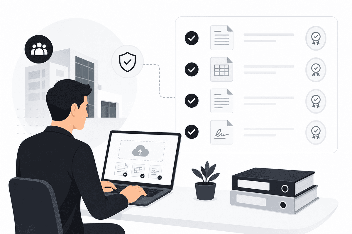 Company onboarding illustration